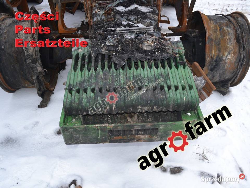 John Deere 6330 części skrzynia biegów silnik Byków