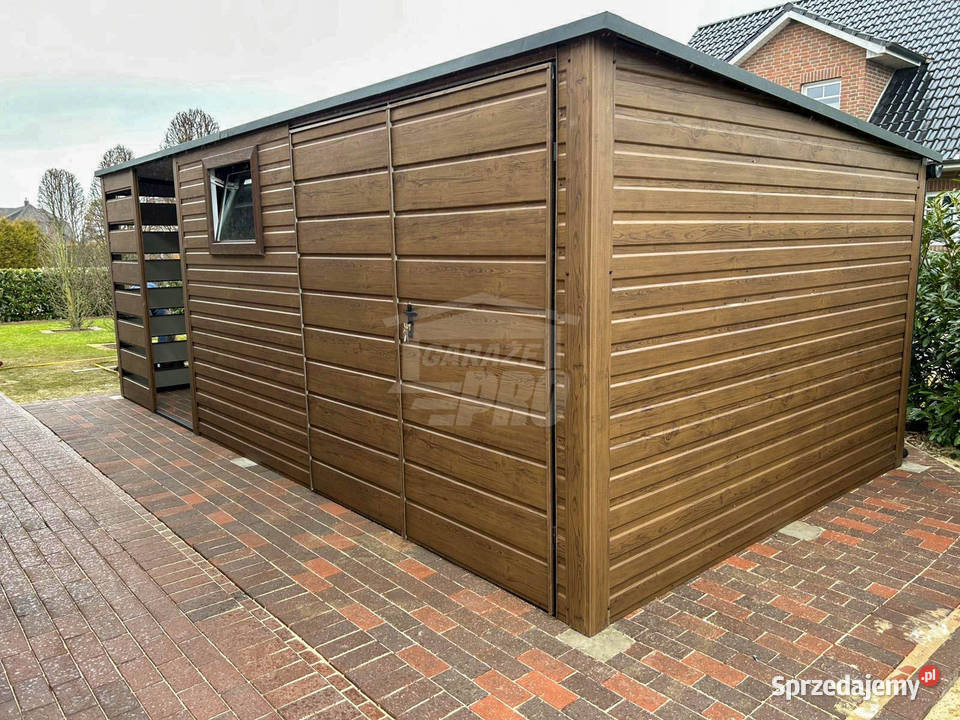 Schowek domek ogrodowy 35x3 m wiata 2x3 m brama Kalisz sprzedam