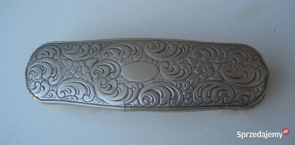 Stara szczotka srebrna niemcy małopolskie