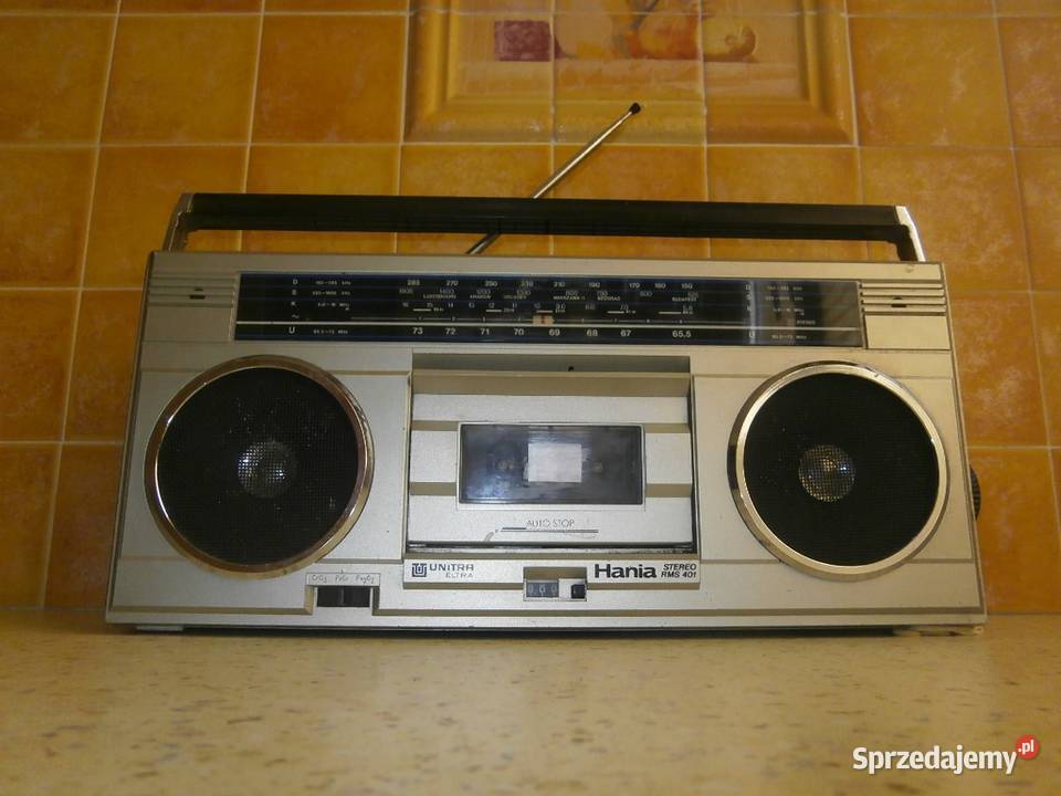 Radiomagnetofon UNITRA HANIA RMS 410 sprawny do Łódź sprzedam