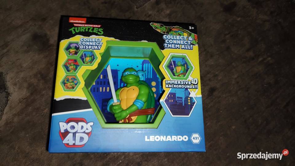 WOW PODS 4D Wojownicze żółwie ninja figurka Książ Wielkopolski