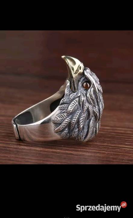Luksusowy pierścionek z srebra z wizerunkiem Pierścionki Warszawa