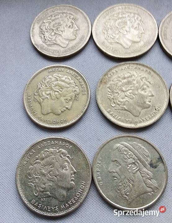 GRECJA100 50 DRACHM9 MONET Legionowo