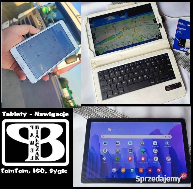 Czytelne i gotowe do pracy tablety z nawigacją mazowieckie Baranowo