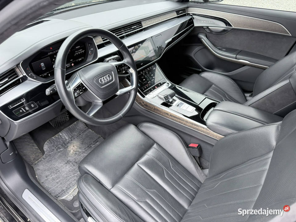 Audi A8 Long Black D5 55 30 V6 24V TFSI 340 Wrocław