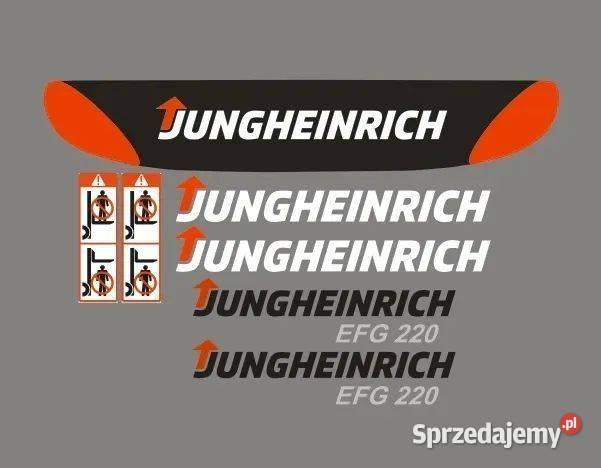 Naklejki oklejenie JUNGHEINRICH EFG220 Zamiennik sprzedam