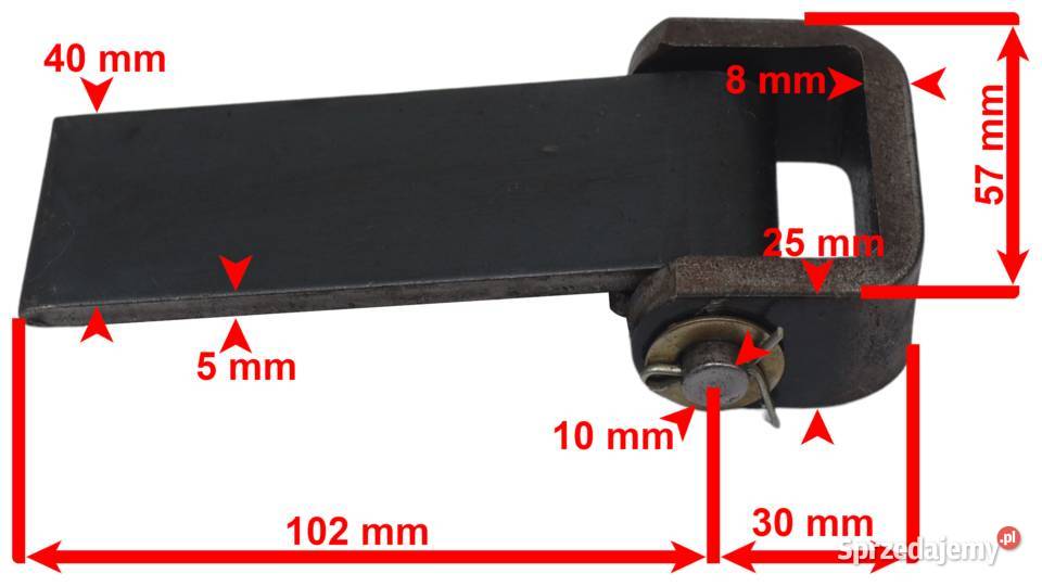 Solidne SPINACZE Zawiasy BURT Do Przyczep D35 Solec Kujawski
