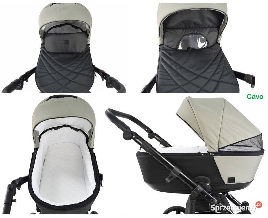 Wózek Dziecięcy Cavo Premium Wielofunkcyjny 4w1 Amortyzatory  wielkopolskie sprzedam