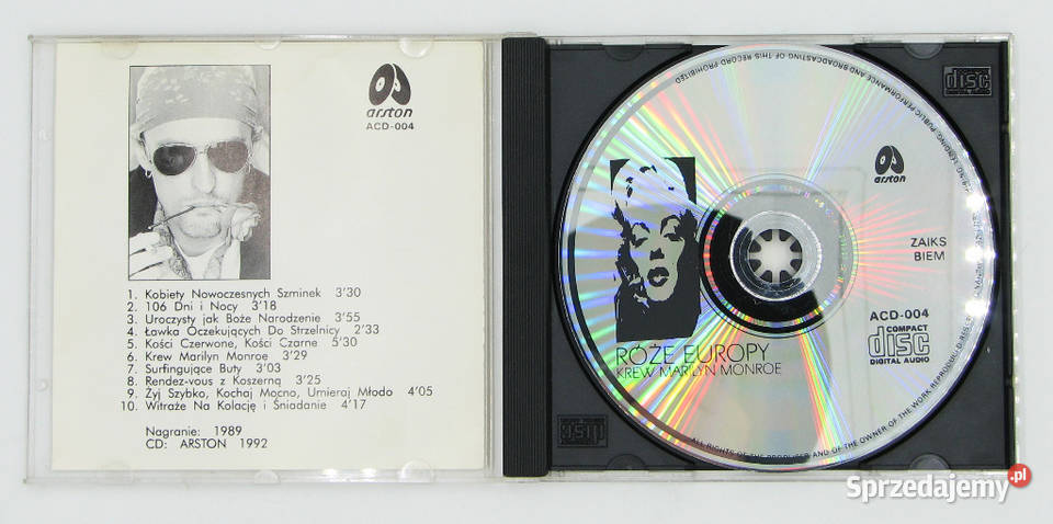 Płyta CD Róże Europy Krew Marlin Monroe CD Płyty i kasety Cielądz