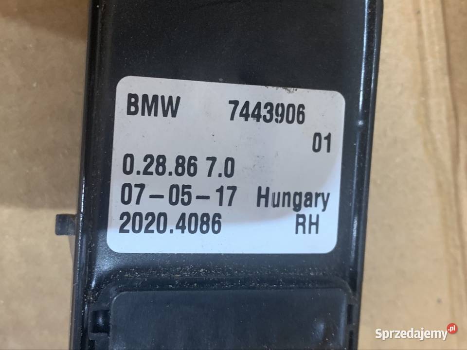 7443906 moduł sterownik lusterka prawego bmw f30 Rok produkcji 2017