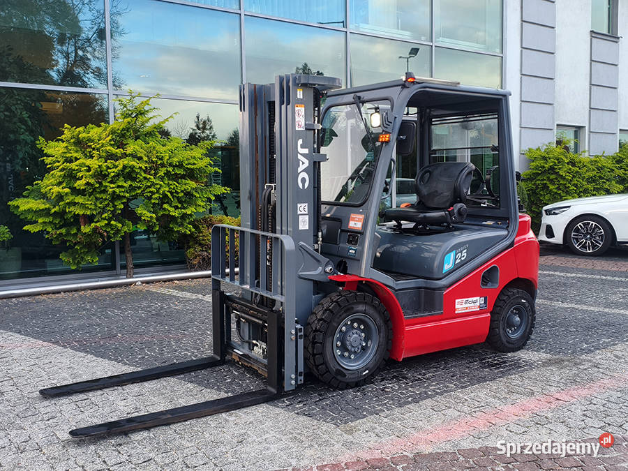 Wózek widłowy JAC CPQYD25 triplex 45 m 25 t lpg Kęty