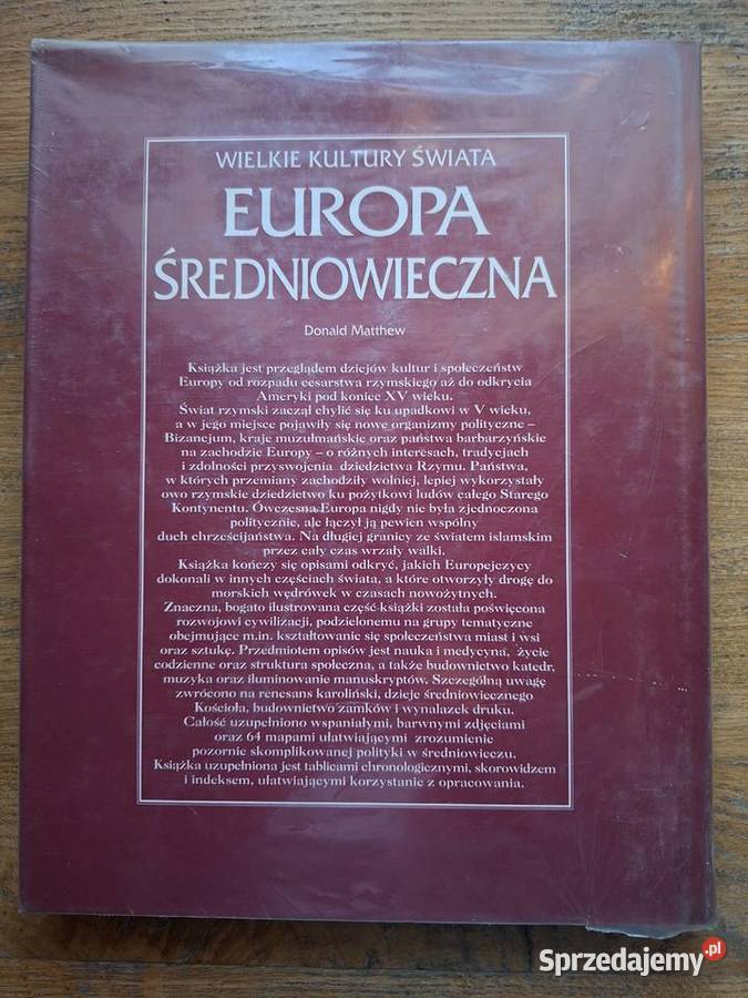 Wielkie Kultury Świata Europa Średniowieczna Kraków sprzedam