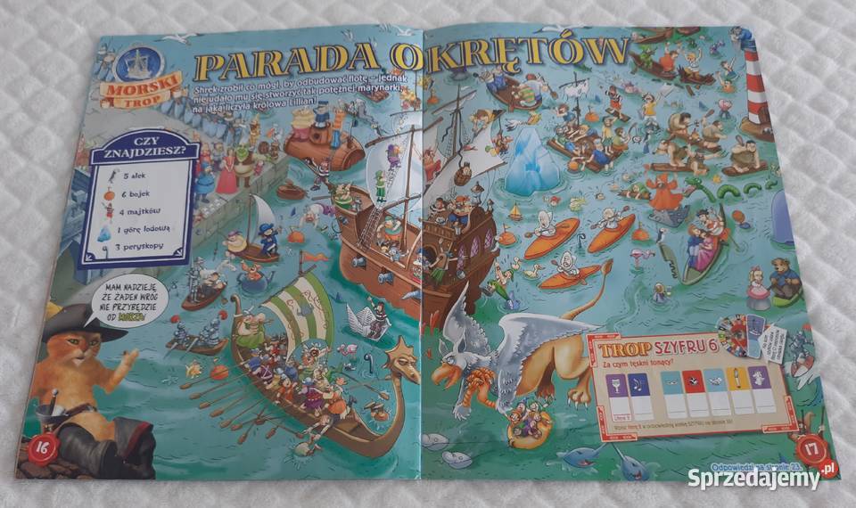 Na tropie Shreka Okręt Trop 37 Książeczki dzieci ISBN 9788375663372 śląskie Czeladź