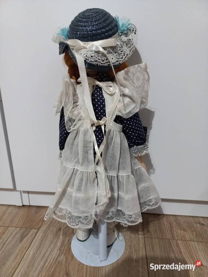 Piękna kolekcjonerska lalka porcelanowa ręcznie Inowrocław sprzedam
