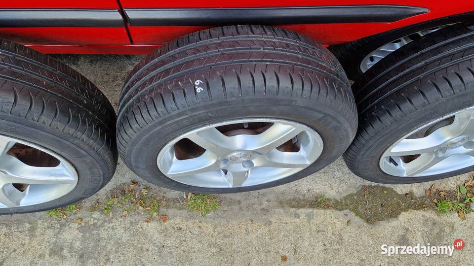 koła felgi 15 4x100 opony 18560r15 michelin