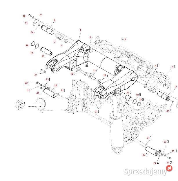 Siłownik TUZ G916862030010 Fendt 926 Vario Pozostałe Wilkowo sprzedam