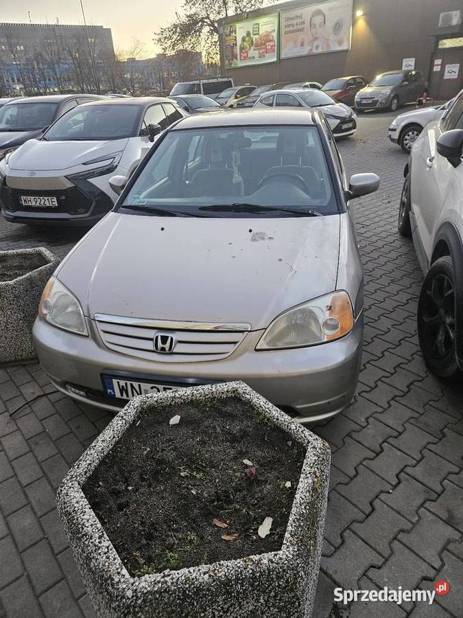 Civic 2002r 16 110 nieuszkodzony Warszawa