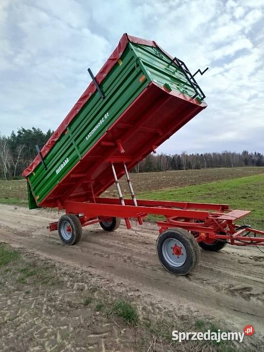 Przyczepa rolnicza 3 strony d47 d55 d35 hl thk Łubna-Jakusy