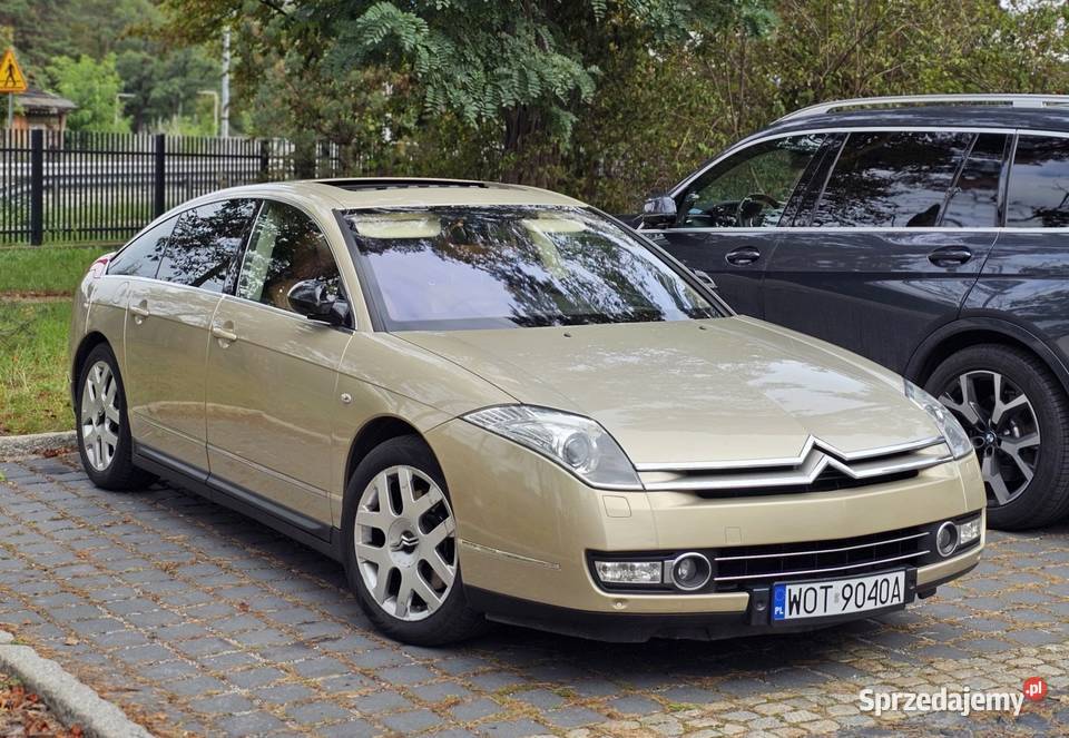 Citroen C6 Kolor Mokry Piasek Brązowa Skóra radio