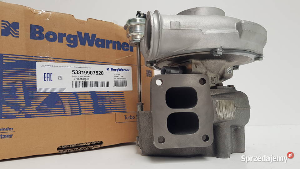 Turbosprężarka BorgWarner KKK Reman 53319907520 Siedlce