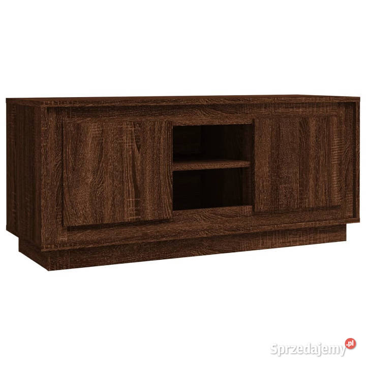 Szafka pod TV brązowy dąb 102x35x45 materiał mazowieckie sprzedam