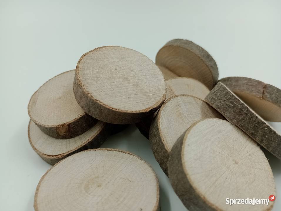 PLASTRY BUKOWE 110 50 KRĄŻKI BUKOWE PLASTRY Żagań