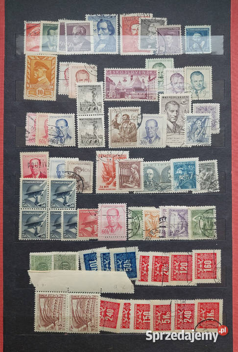 Czeskie stare znaczki zestaw mazowieckie Warszawa sprzedam