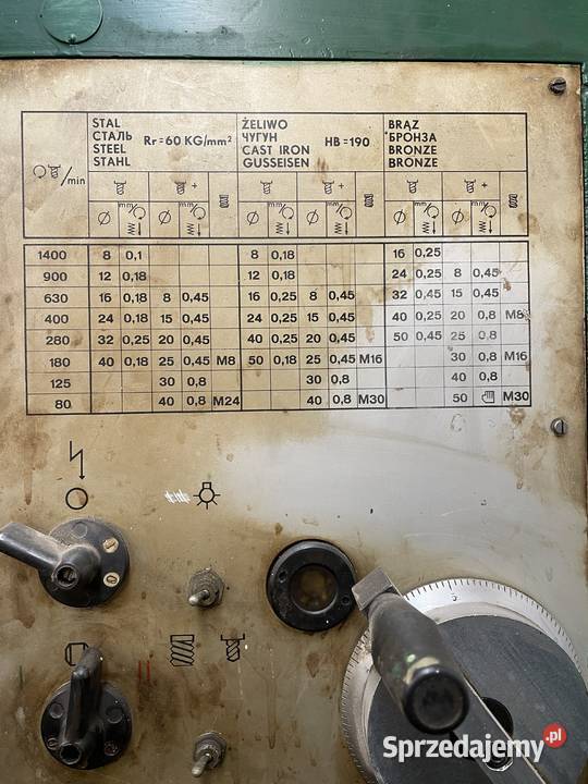 Wiertarka słupowa WED 32 śląskie Tychy sprzedam