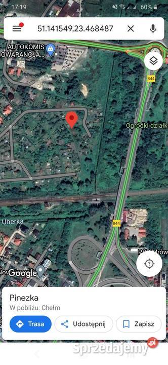 Działka ogrodnicza ROD Relaks Chełm