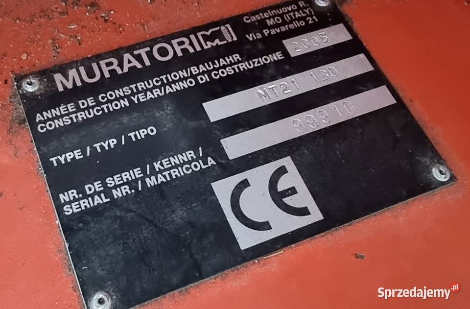 Kosiarka bijakowa przystawka MURATORIM 130 Kuźnia
