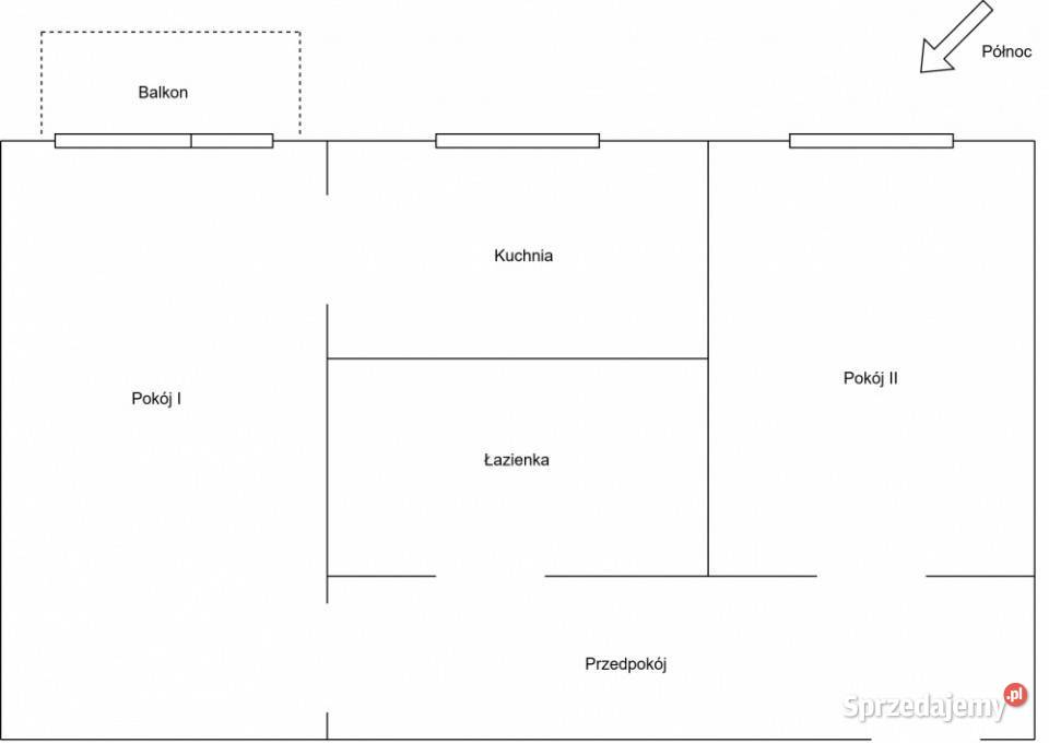 Mieszkanie 2pokojowe 385m2 Zgierz os 650lecia
