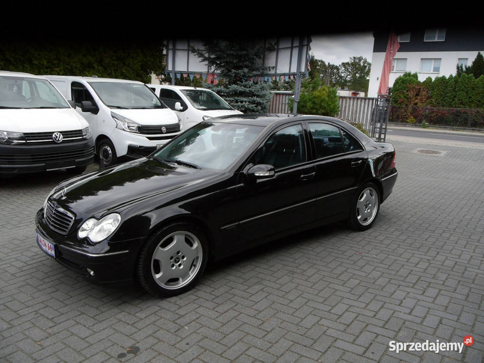 Mercedes C 200 18 Xenon Skóra Stan b bez rdzy i śląskie