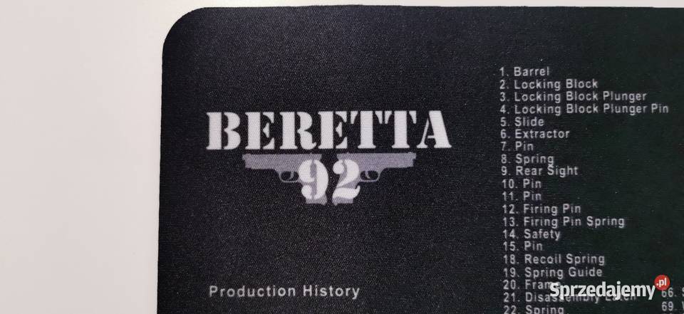 Mata do czyszczenia broni motyw Glock Beretta Warszawa