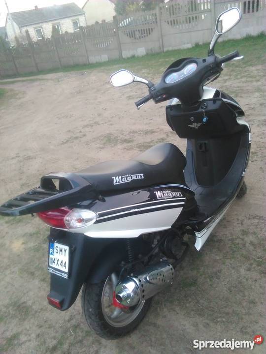 Sprzedam zamienię skuter moto magnus ciano kupiony w polskim salonie Motoryzacja Żarki