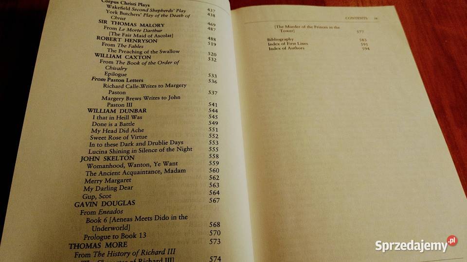 Macmillan anthologies of English literature 1 pomorskie sprzedam