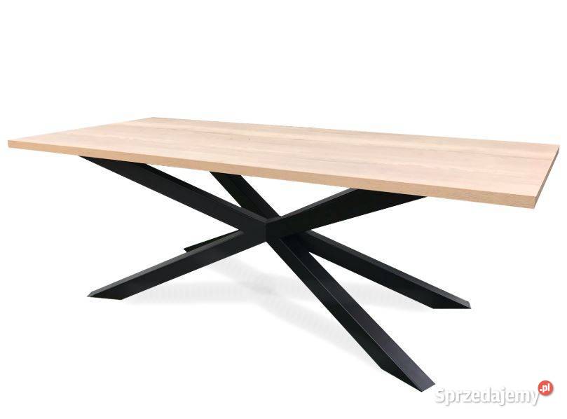 Stół pająk 180x80 metalowa noga śląskie Pszczyna