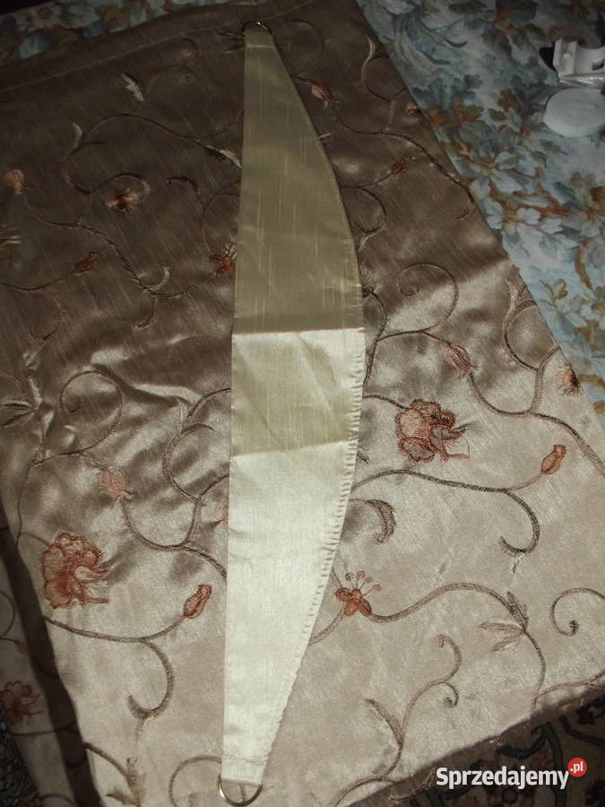 Zasłony tafta haftowana 2 x 140250 Piekary Śląskie sprzedam
