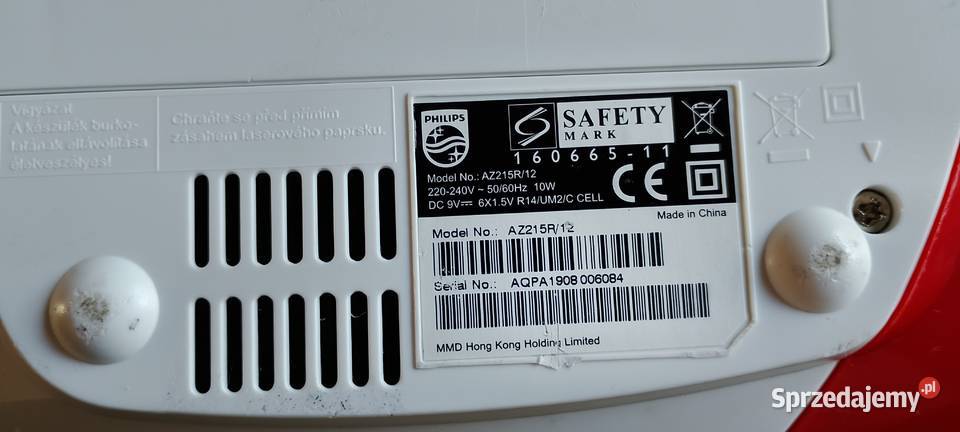 Boombox Philips w barwach narodowych Wąbrzeźno