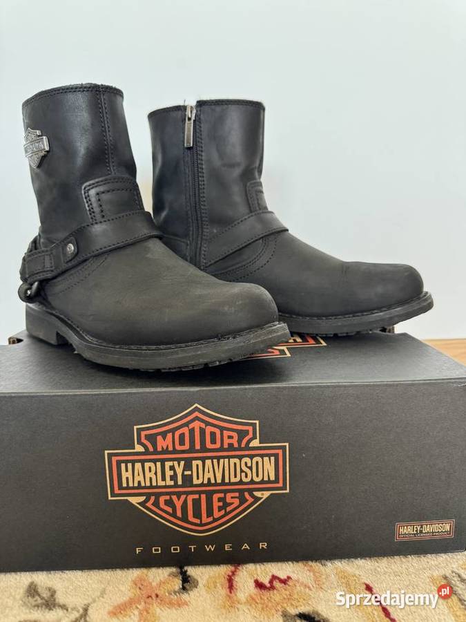 Scout Buty motocyklowe Kolor czarny Harley Warszawa