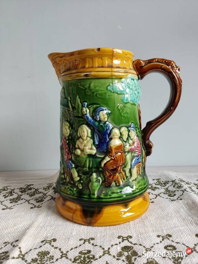 Dzbanek kufel ceramiczny Antique Boch Freres Porcelana i szkło Głuchołazy sprzedam