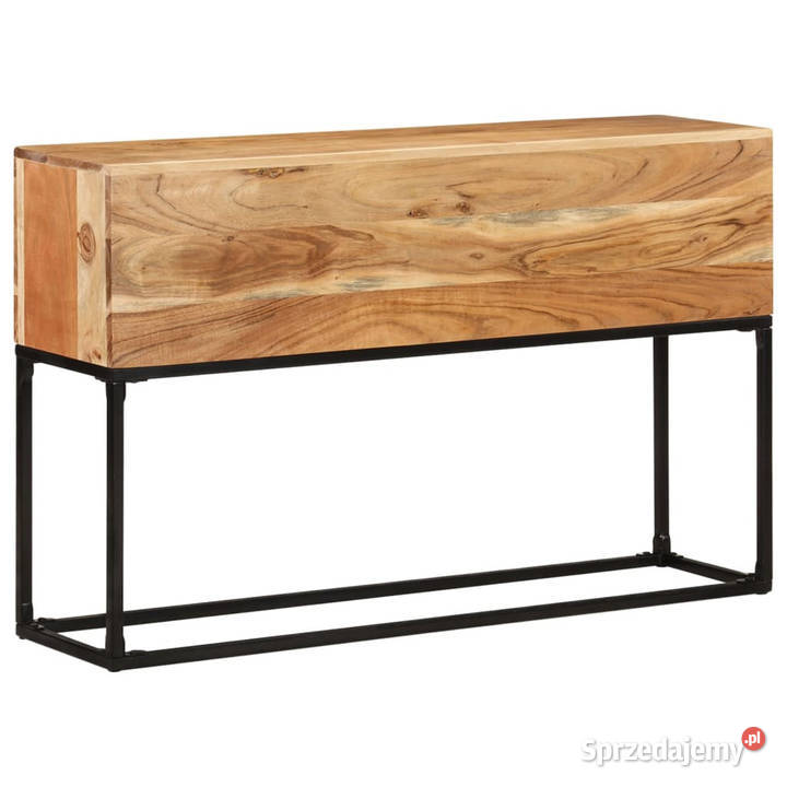 Stolik konsolowy 120 x 30 x 75 lite drewno