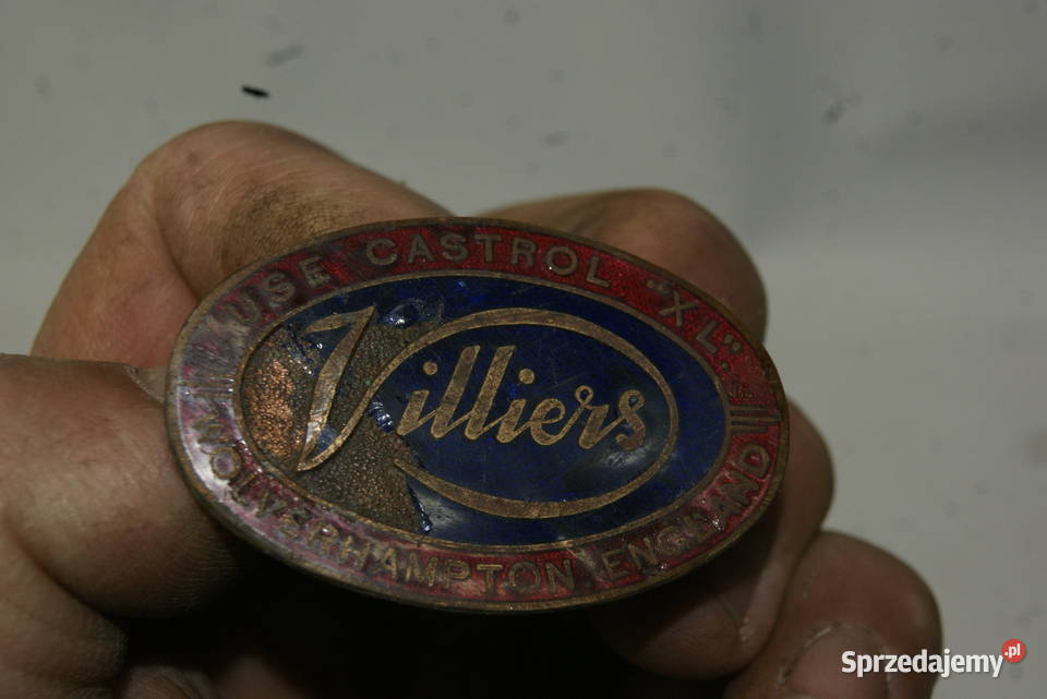 EMBLEMAT VILLIERS ORGINAŁ POKRYWA SILNIKA JAWA śląskie Rybnik