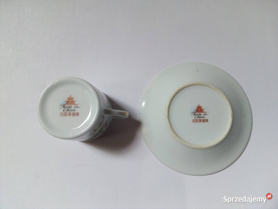 5 chińskich filiżanek espresso ze spodeczkami Częstochowa