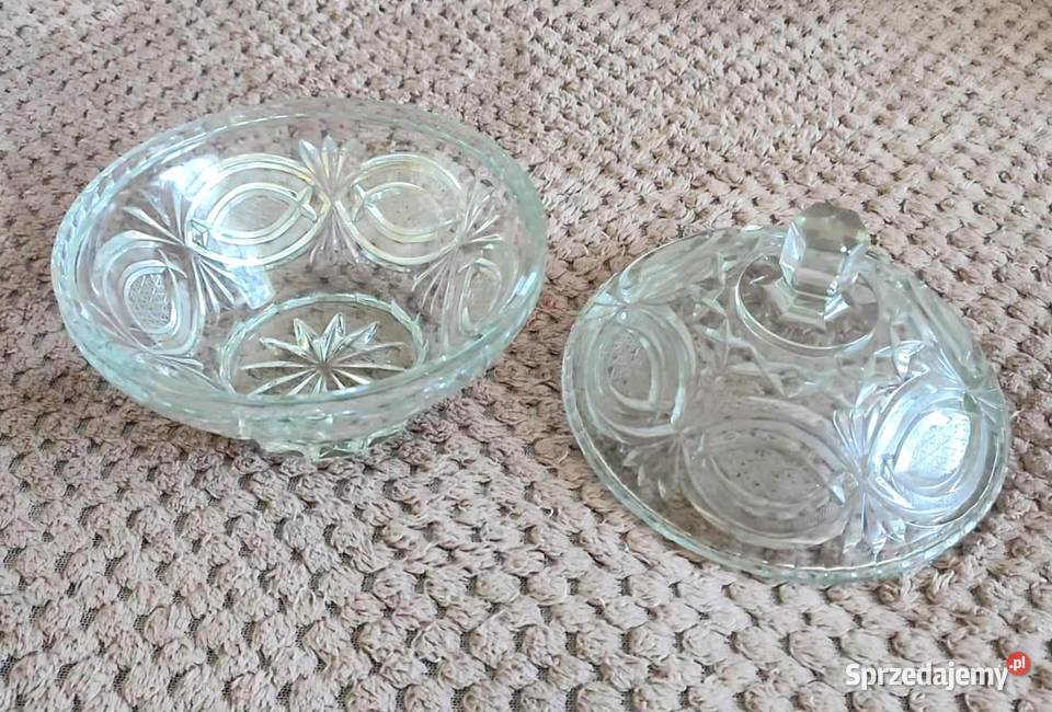 Kryształy z PRl15 elementów bogaty zestaw Porcelana i szkło Kraków