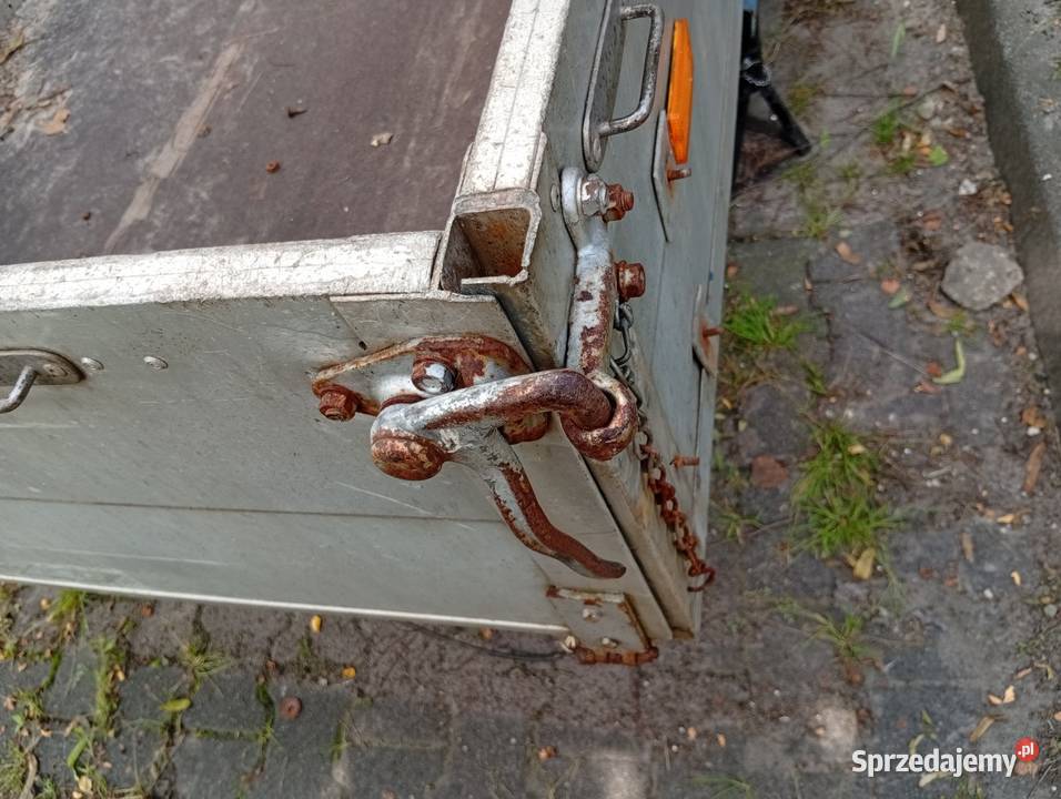 Przyczepa towarowa burty aluminiowe oś Gliwice sprzedam