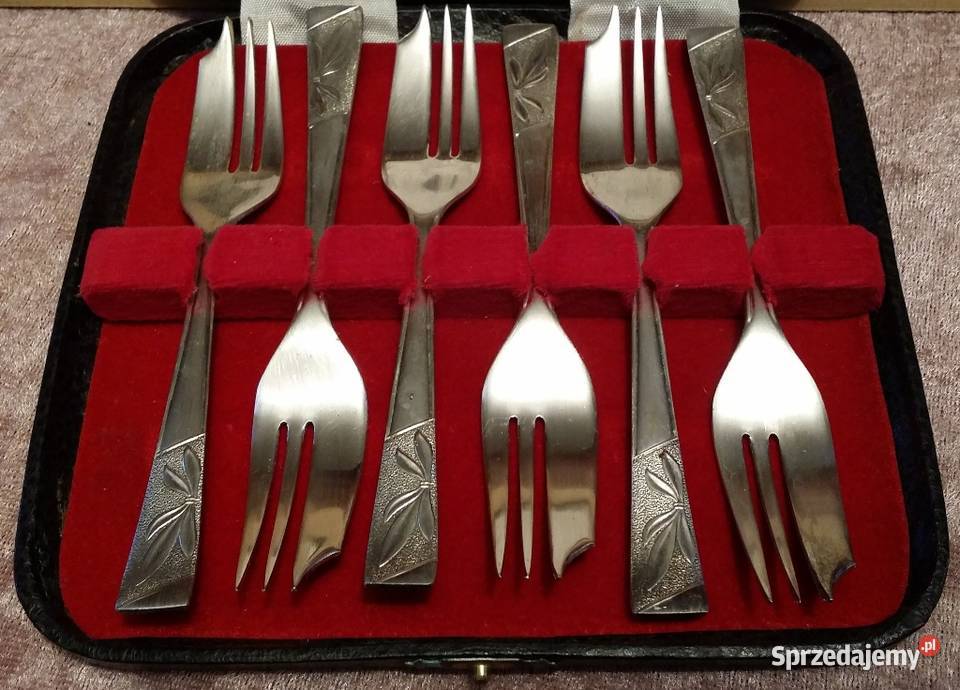 Stare angielskie widelczyki Sheffield1925r Kraków