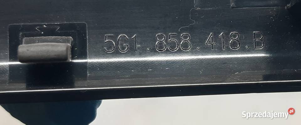 LISTWA DEKOR DESKI KONSOLI VW GOLF VII Wyposażenie wnętrza