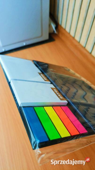 Notes karteczki znaczniki kolorowe Zawory