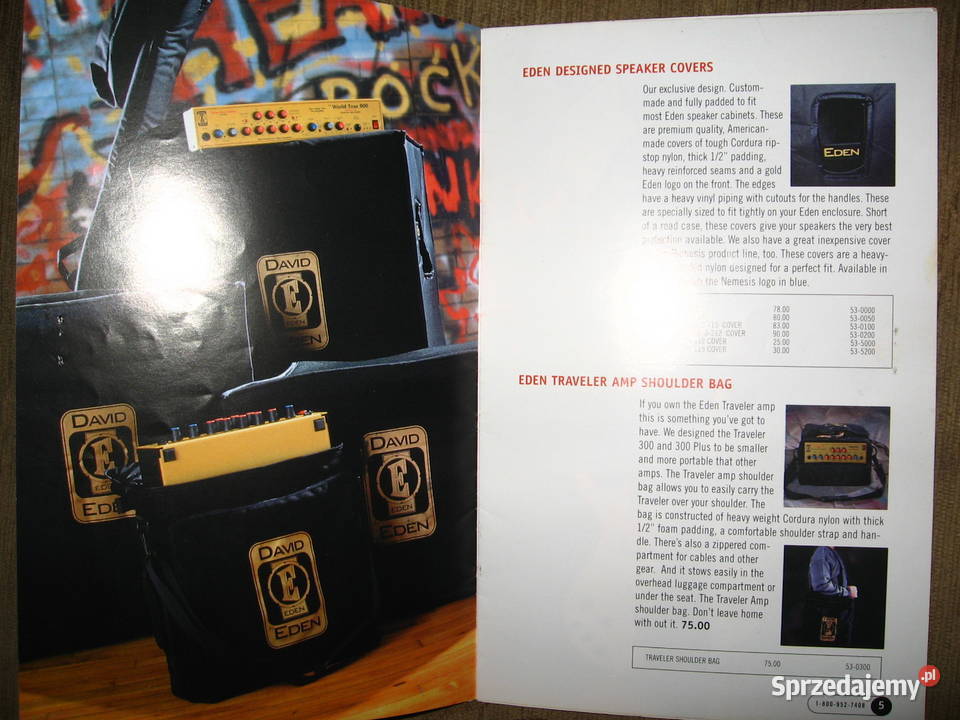 EDEN Bass Amplification catalog two brochures Kępice
