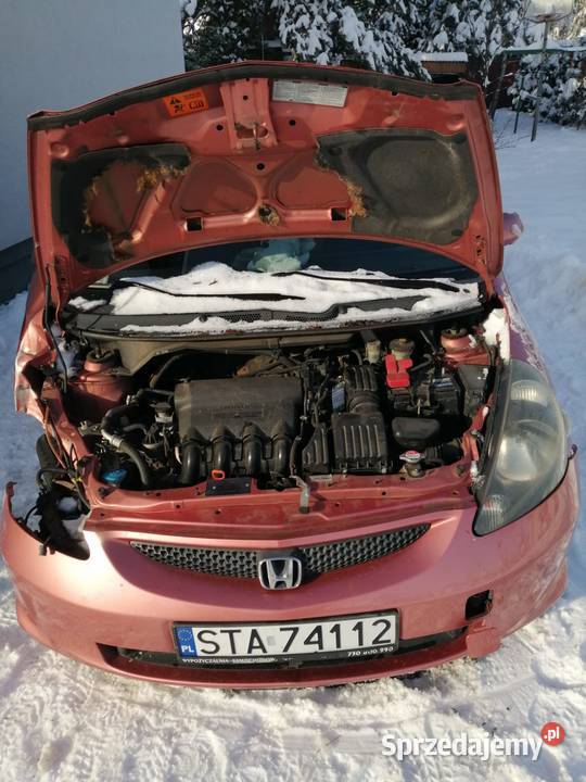 Sprzedam Honda Jazz uszkodzona sprzedam